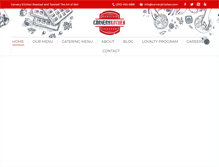 Tablet Screenshot of carverykitchen.com
